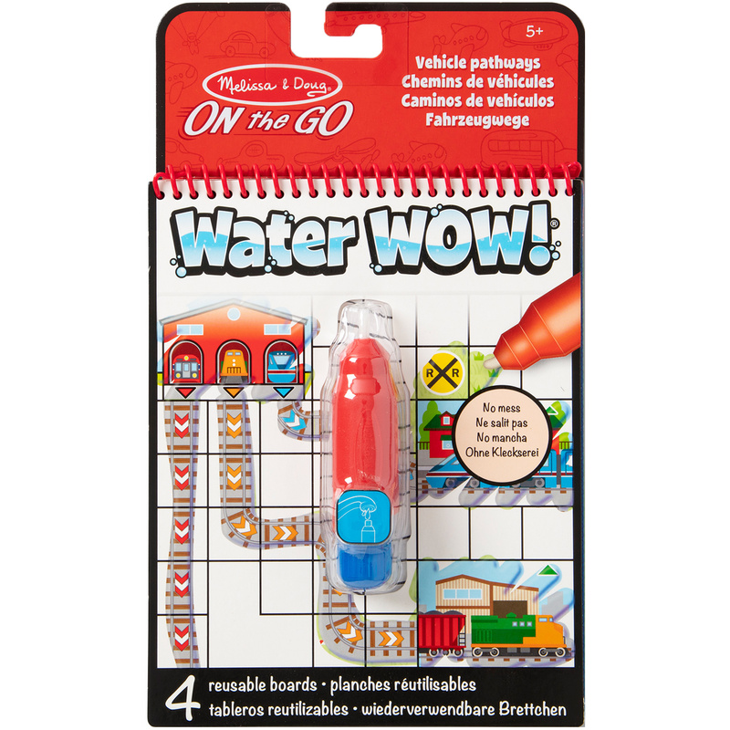 Malblock Water Wow! - Fahrzeug-Pfade Mit Stift von Melissa & Doug
