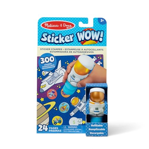 Melissa & Doug Sticker Wow! 24-seitiger Aktivitätenblock und Aufkleberstempel, 300 Aufkleber, Aktivität-Bastelspielzeug Sammlerfigur – Astronaut Melissa & Doug Sticker Wow! 24-seitiger Aktivitätenblock und Aufkleberstempel, 300 Aufkleber, Aktivität-Bastelspielzeug Sammlerfigur – Astronaut von Melissa & Doug