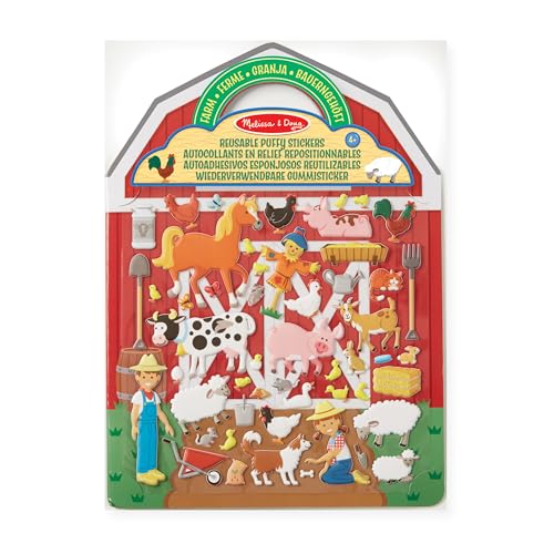 Melissa & Doug FBA_19408 & Doug 19408 Wiederverwendbare Gummisticker - Bauernhof, Multicoloured Melissa & Doug FBA_19408 & Doug 19408 Wiederverwendbare Gummisticker - Bauernhof, Multicoloured von Melissa & Doug