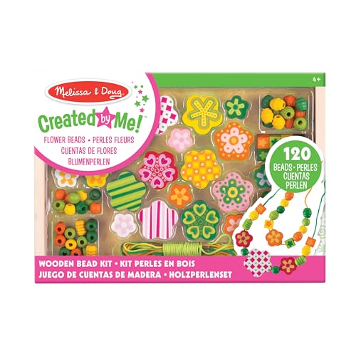 Melissa & Doug Flower-Power-Perlen-Set | Holzperlen zum Auffädeln | Kinder Modeschmuck Bastelset ab 5 Jahren | Freundschaftsarmband Bastelset für Mädchen und Jungen | Geschenk für Mädchen ab 4 Jahren Melissa & Doug Flower-Power-Perlen-Set | Holzperlen zum Auffädeln | Kinder Modeschmuck Bastelset ab 5 Jahren | Freundschaftsarmband Bastelset für Mädchen und Jungen | Geschenk für Mädchen ab 4 Jahren von Melissa & Doug