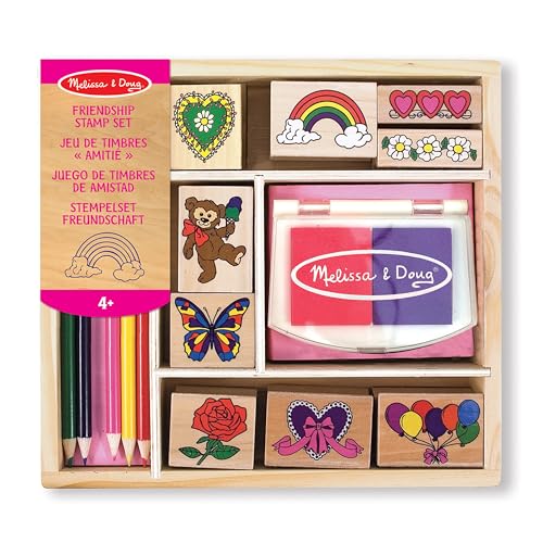 Melissa & Doug Friendship Stamp Set | Arts & Crafts | Stamp Sets & Stencils | 4+ | Gift for Boy or Girl von Melissa & Doug