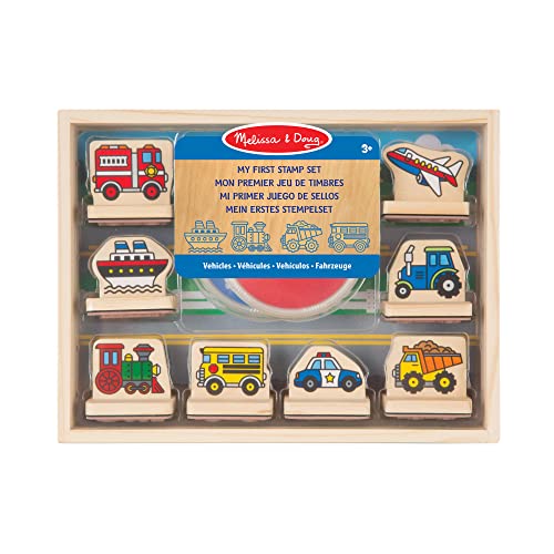 Melissa & Doug My First Wooden Stamp Set - Vehicles | Arts & Crafts | Stamp Sets & Stencils | 4+ | Gift for Boy or Girl Melissa & Doug My First Wooden Stamp Set - Vehicles | Arts & Crafts | Stamp Sets & Stencils | 4+ | Gift for Boy or Girl von Melissa & Doug