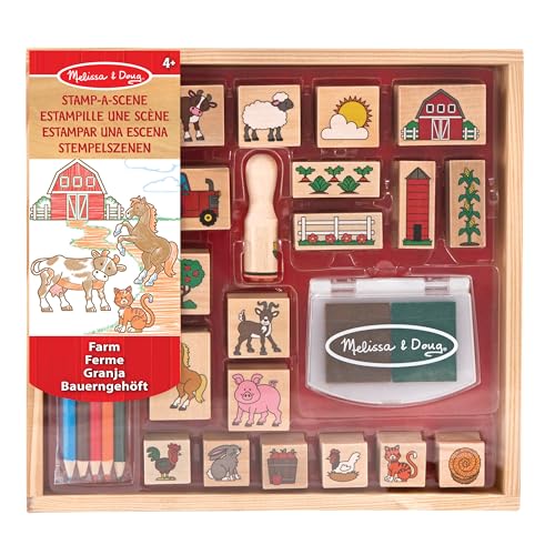 Melissa & Doug Stamp A Scene Farm | Arts & Crafts | Stamp Sets & Stencils | 4+ | Gift for Boy or Girl von Melissa & Doug