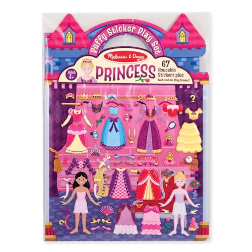 Puffy Sticker Play Set - Princess: Activity Books - Coloring/Painting/Stickers von Melissa & Doug