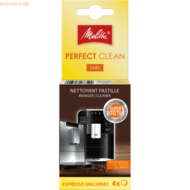 Melitta Reinigungstabletten 178599 für Kaffeeautomaten 4 Stück von Melitta