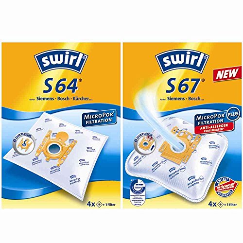 swirl StaubfilterBeutel Marke Siemens Bosch S 64 MicroPor swirl StaubfilterBeutel Marke Siemens Bosch S 64 MicroPor von Melitta