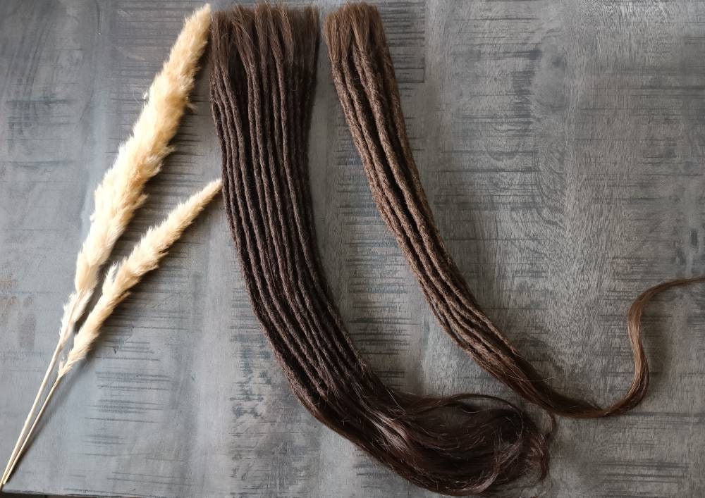 5 Stk 60-65cm 6-8mm Dreadlocks Echthaar, Lange Spitze Versandbereit, B3 5 Stk 60-65cm 6-8mm Dreadlocks Echthaar, Lange Spitze Versandbereit, B3 von MellysDreadshop