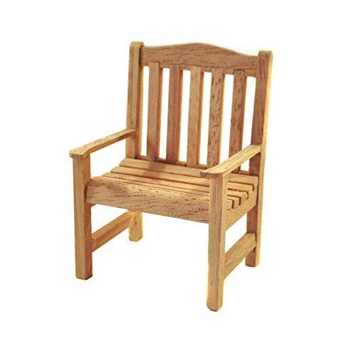 Melody Jane Puppenhaus Unbehandeltes Holz Garten Stuhl Miniatur Holz Unvollendet Patio Möbel Melody Jane Puppenhaus Unbehandeltes Holz Garten Stuhl Miniatur Holz Unvollendet Patio Möbel von Melody Jane