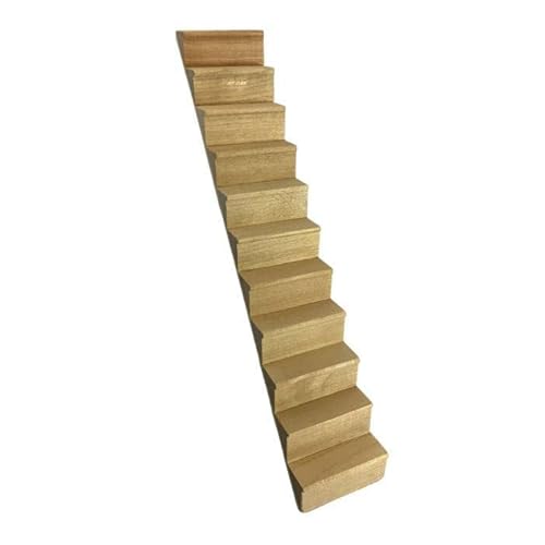 Puppenhaus Gerade Treppe Unvollendet Unbehandeltes Holz Treppe DIY Bastler Merchant von Melody Jane