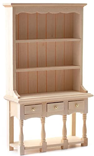 Puppenhaus Walisische Kommode unlackiertes blankes Holz Küche Esszimmer Möbel Puppenhaus Walisische Kommode unlackiertes blankes Holz Küche Esszimmer Möbel von Melody Jane
