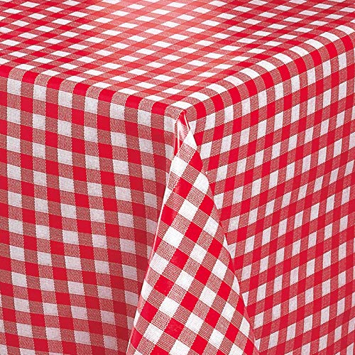 Melody Wachstuch Tischdecke abwaschbar 220 x 140 cm eckig karo rot quadratisch #1112-02 Melody Wachstuch Tischdecke abwaschbar 220 x 140 cm eckig karo rot quadratisch #1112-02 von Melody