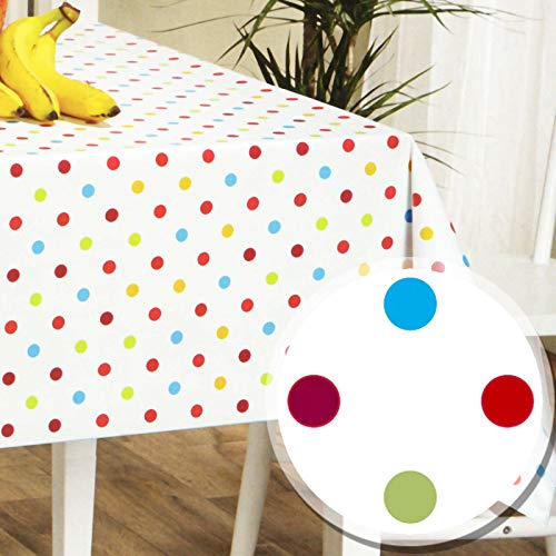 Melody meterware Wachstuch tischdecke 260 x 140 cm eckig Punkte bunt klein #6062-00 Melody meterware Wachstuch tischdecke 260 x 140 cm eckig Punkte bunt klein #6062-00 von Melody
