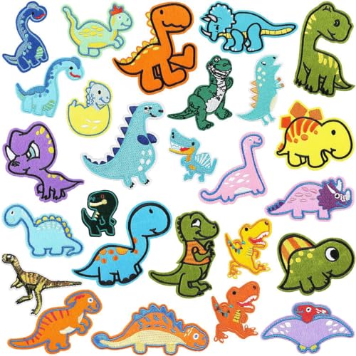 MenYiYDS 13 Pcs Heiße klebrige Dinosaurier Aufnäher, DIY Kinder heiße klebrige Aufnäher und dekorative Aufnäher für Stoff, Kleidung, Jacken, Jeans, Rucksäcke MenYiYDS 13 Pcs Heiße klebrige Dinosaurier Aufnäher, DIY Kinder heiße klebrige Aufnäher und dekorative Aufnäher für Stoff, Kleidung, Jacken, Jeans, Rucksäcke von MenYiYDS