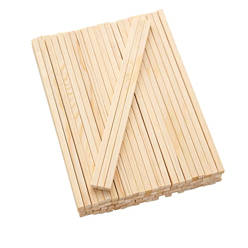 Mendi 100 Stück Holzstäbe Quadratisch 25 cm x 8 mm x 8 mm Mendi 100 Stück Holzstäbe Quadratisch 25 cm x 8 mm x 8 mm von Mendi