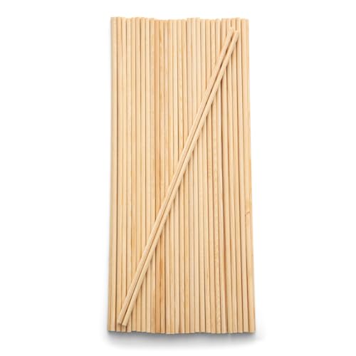 Mendi 25 Holzstäbchen 40 cm x 5 mm für Basteln und Kreativität von Mendi