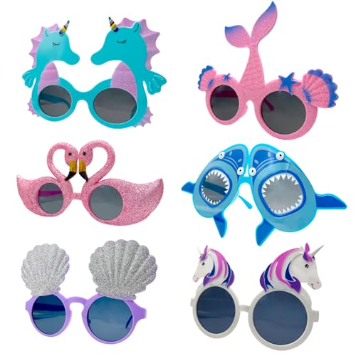 Menwings 6 Paare Hawaii Brille, lustige sonnenbrille, partybrillen, lustige brillen, verrückte sonnenbrille, party sonnenbrille, kinder sonnenbrillen Menwings 6 Paare Hawaii Brille, lustige sonnenbrille, partybrillen, lustige brillen, verrückte sonnenbrille, party sonnenbrille, kinder sonnenbrillen von Menwings