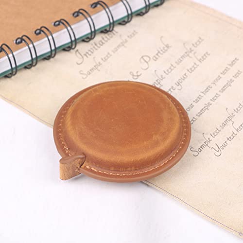 Maßband Leder Leder Rollband Nähen Werkzeuge Tragbare Vintage Kunstleder Roll Tape Home Maßband Leder Leder Rollband Nähen Werkzeuge Tragbare Vintage Kunstleder Roll Tape Home von Meokro