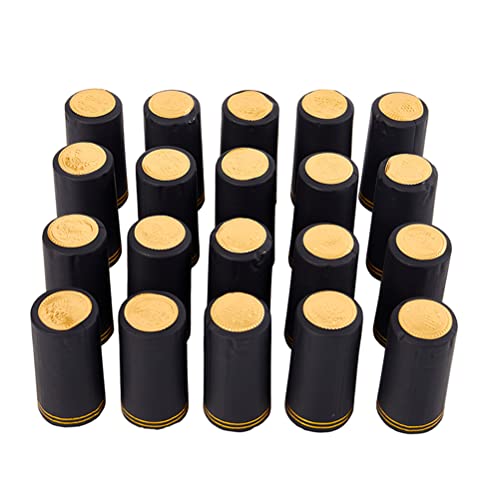 Meokro 20Pcs Weinflasche Schrumpfkapseln Wein Schrumpffolie Weinflasche Kapseln Schrumpfkappen für Weinkeller Meokro 20Pcs Weinflasche Schrumpfkapseln Wein Schrumpffolie Weinflasche Kapseln Schrumpfkappen für Weinkeller von Meokro