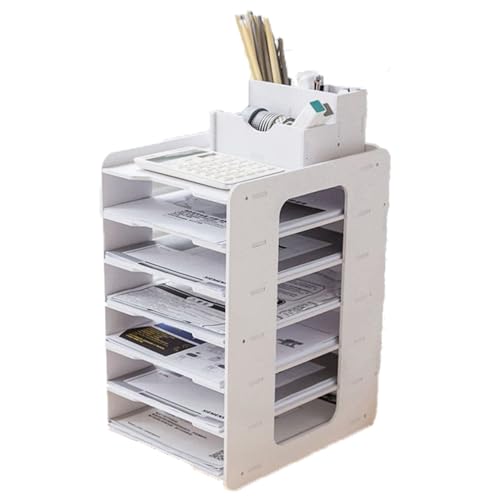 Meooyo Dateipapier Organizer 7 Ebenen verdickte Schreibtischpapier Organizer PVC -Aufbewahrungsaufbewahrung einfach zu nützlich für Hohlausschütteln für Home Office School Meooyo Dateipapier Organizer 7 Ebenen verdickte Schreibtischpapier Organizer PVC -Aufbewahrungsaufbewahrung einfach zu nützlich für Hohlausschütteln für Home Office School von Meooyo