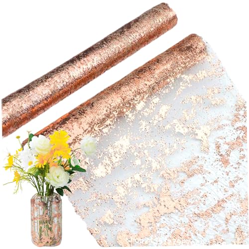 Rose Gold Tischläufer 2pcs 11x108 Zoll Gold Runner für Tisch exquisit Cuttable Polyester Essdekor für Hochzeit, Babyparty, Geburtstagsfeier Rose Gold Tischläufer 2pcs 11x108 Zoll Gold Runner für Tisch exquisit Cuttable Polyester Essdekor für Hochzeit, Babyparty, Geburtstagsfeier von Meooyo