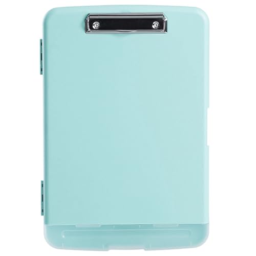 Zwischenablage mit Aufbewahrung A4 PP Storage Clipabrette mit hängenden Loch Minimalist Blue Colfl-Board mit nicht rutschem Griff für Krankenpflege, Schule, Büro Zwischenablage mit Aufbewahrung A4 PP Storage Clipabrette mit hängenden Loch Minimalist Blue Colfl-Board mit nicht rutschem Griff für Krankenpflege, Schule, Büro von Meooyo