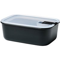 MEPAL Frischhaltedose EasyClip 7,0 cm hoch schwarz 1,0 l, 1 St. von Mepal