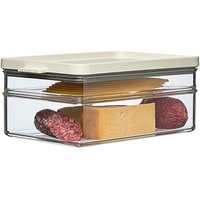 MEPAL Frischhaltedosen Omnia 9,4 cm hoch weiß 1x 0,5 l + 1x 1,2 l, 1 St. von Mepal