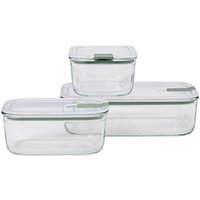 MEPAL Frischhaltedosen-Set EasyClip grün 2x 0,7 l und 1x 1,5 l, 1 Set von Mepal