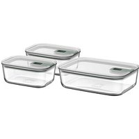 MEPAL Frischhaltedosen-Set EasyClip grün 2x 0,7 l und 1x 1,5 l, 1 Set von Mepal