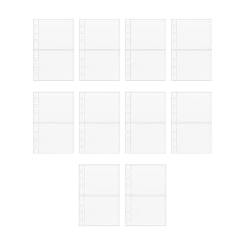Klarsichthüllen A6, 10 Stück A6 Ringbuch Klare Nachfüllhüllen | PP Wasserdichte Wiederbefüllbare Schutzfolien Für Bargeld Bilder Postkarten Journal Planer Studienprojekt Skizieren Klarsichthüllen A6, 10 Stück A6 Ringbuch Klare Nachfüllhüllen | PP Wasserdichte Wiederbefüllbare Schutzfolien Für Bargeld Bilder Postkarten Journal Planer Studienprojekt Skizieren von Mequou