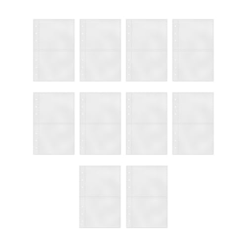Klarsichthüllen A6, 10 Stück A6 Ringbuch Klare Nachfüllhüllen | PP Wasserdichte Wiederbefüllbare Schutzfolien Für Bargeld Bilder Postkarten Journal Planer Studienprojekt Skizieren Klarsichthüllen A6, 10 Stück A6 Ringbuch Klare Nachfüllhüllen | PP Wasserdichte Wiederbefüllbare Schutzfolien Für Bargeld Bilder Postkarten Journal Planer Studienprojekt Skizieren von Mequou