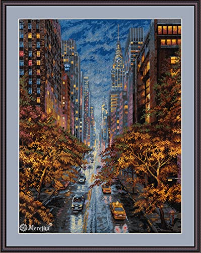 Merejka K-172 Kreuzstich-Set, Autumn Aura, Baumwolle, mehrfarbig, 31 x 40 cm Merejka K-172 Kreuzstich-Set, Autumn Aura, Baumwolle, mehrfarbig, 31 x 40 cm von Merejka