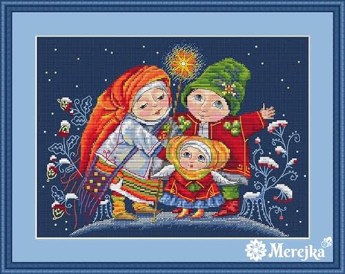 Merejka Kreuzstich-Set, Motiv: Weihnachtsstern von Merejka
