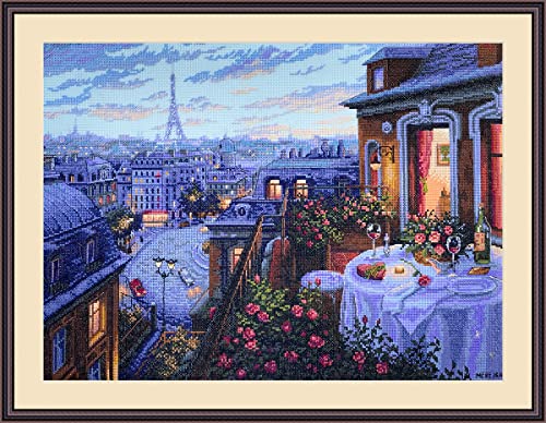 Merejka Kreuzstich-Set Paris Evening bereits vu von Merejka