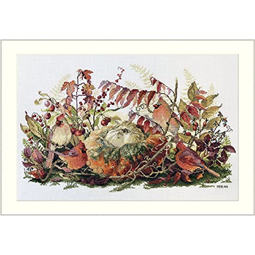 Merejka Kreuzstich Set Rhapsodie in Rot, Zählmuster, 26x43cm Merejka Kreuzstich Set Rhapsodie in Rot, Zählmuster, 26x43cm von Merejka