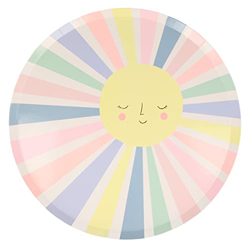 Meri Meri Rainbow Sun Speiseteller, 12 Stück von Meri Meri
