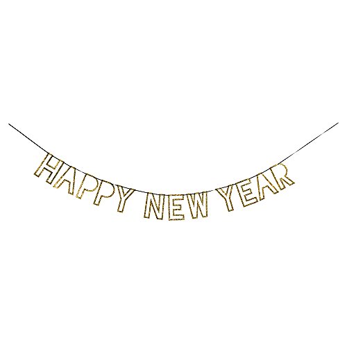 Meri Meri Silvester Glitzer Girlande, Gold Meri Meri Silvester Glitzer Girlande, Gold von Meri Meri