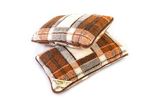 Merino Wool 2er Set Kissen Kopfkissen Wolle Kissen 100% Merinowolle Schlafkissen / 2 x Pillow woolmarked Kissen (40 x 40 cm) von Merino Wool