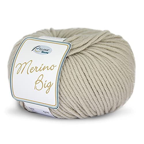 Rellana Merino Big, 60% Schurwolle (Merino), 40% Polyacryl 15 tolle Farben! (18 beige) von Merino