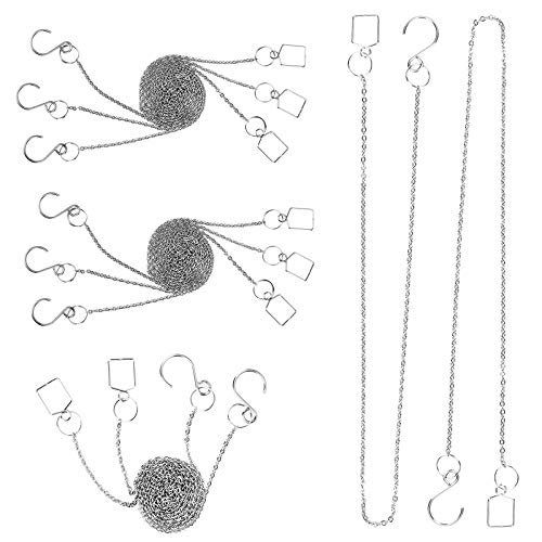 MerryNine Kristallkugelkette, Dekoration, Hängender Schmuck, Halloween, Edelstahl, 10 Stück, 46 cm, DIY MerryNine Kristallkugelkette, Dekoration, Hängender Schmuck, Halloween, Edelstahl, 10 Stück, 46 cm, DIY von MerryNine