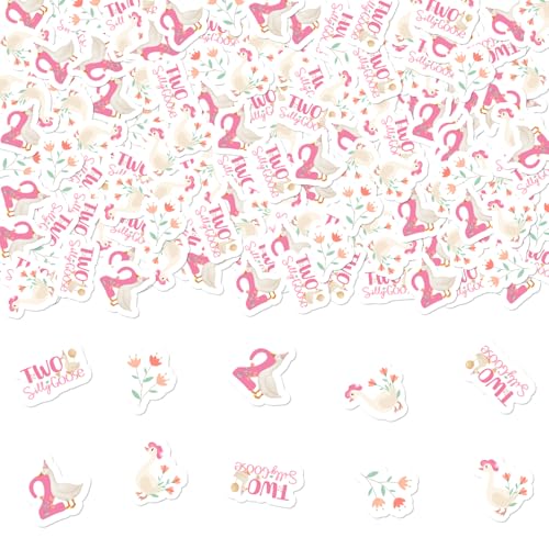 200 Stück 200 Stück alberne Gänse-Konfetti rosa Gans 2. Geburtstag Dekorationen Blume Blatt niedliche Gans Tischdekoration für Mädchen Bauernhof Tier Thema Zweiter Geburtstag Party Dekor Zubehör 200 Stück 200 Stück alberne Gänse-Konfetti rosa Gans 2. Geburtstag Dekorationen Blume Blatt niedliche Gans Tischdekoration für Mädchen Bauernhof Tier Thema Zweiter Geburtstag Party Dekor Zubehör von Merrystorm
