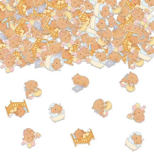 Capybara-Konfetti, Capybara, Geburtstagsparty-Dekorationen, braun, Cartoon-Capybara-Tischstreuung, niedliche Tischdekoration für Capy, Geburtstag, Babyparty, Capybara-Liebhaber, Partyzubehör Capybara-Konfetti, Capybara, Geburtstagsparty-Dekorationen, braun, Cartoon-Capybara-Tischstreuung, niedliche Tischdekoration für Capy, Geburtstag, Babyparty, Capybara-Liebhaber, Partyzubehör von Merrystorm