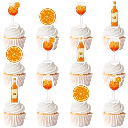 Cupcake-Topper mit Aufschrift "Feeling Spritzy", Zitrus-, Cocktail-, Brautparty-Dekorationen, Feeling Spritzy Junggesellinnenabschied, Tischdekoration für Obst, Mimose, Hochzeit, Brautparty, Verlobung Cupcake-Topper mit Aufschrift "Feeling Spritzy", Zitrus-, Cocktail-, Brautparty-Dekorationen, Feeling Spritzy Junggesellinnenabschied, Tischdekoration für Obst, Mimose, Hochzeit, Brautparty, Verlobung von Merrystorm