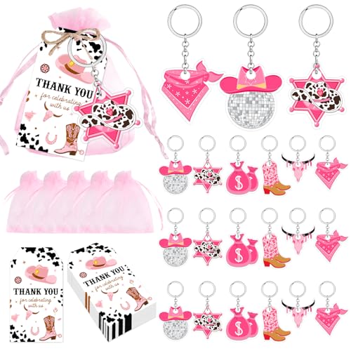 Disco Cowgirl-Partygeschenke, Junggesellinnenabschied, Dekoration, Western-Cowgirl-Schlüsselanhänger, Dankeschön-Etiketten, rosa Organza-Beutel für Mädchen, Rodeo, Westen, Cowgir Disco Cowgirl-Partygeschenke, Junggesellinnenabschied, Dekoration, Western-Cowgirl-Schlüsselanhänger, Dankeschön-Etiketten, rosa Organza-Beutel für Mädchen, Rodeo, Westen, Cowgir von Merrystorm