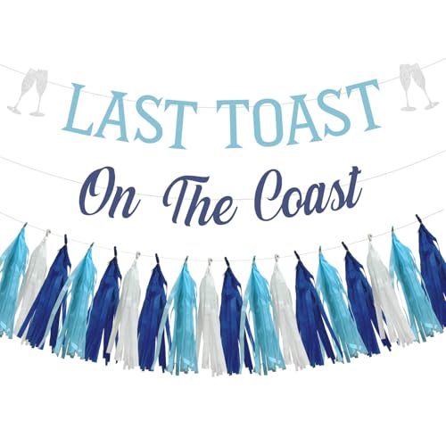 Last Toast on the Coast Bachelorette Banner Beach Bridal Shower Paper Tassels Banner Coastal Cowgirl Party Decoration for Women Bachelorette Party Bridal Shower Hen Engagement Party Supplies Last Toast on the Coast Bachelorette Banner Beach Bridal Shower Paper Tassels Banner Coastal Cowgirl Party Decoration for Women Bachelorette Party Bridal Shower Hen Engagement Party Supplies von Merrystorm