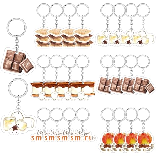 S'more Schlüsselanhänger aus Acryl, S'more Schlüsselanhänger, Lagerfeuer, Geburtstagsparty, Dekorationen, Camping, Babyparty, Geschenke, Zubehör für Kinder, Mädchen, Jungen, S'more, Geburtstag S'more Schlüsselanhänger aus Acryl, S'more Schlüsselanhänger, Lagerfeuer, Geburtstagsparty, Dekorationen, Camping, Babyparty, Geschenke, Zubehör für Kinder, Mädchen, Jungen, S'more, Geburtstag von Merrystorm