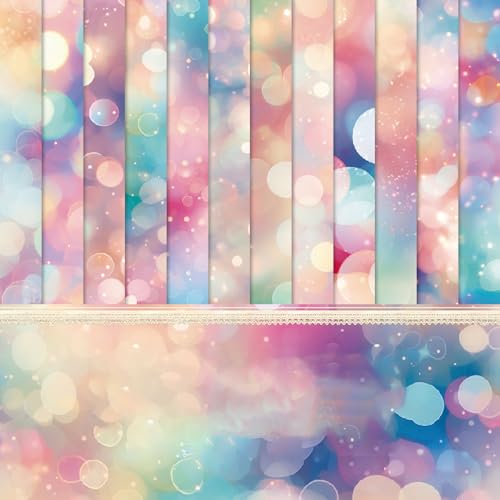 Scrapbook Papier Buntes Pailletten Muster Scrapbook Bastelpapier, 48 Blatt Rosa Decoupage Papier Block Dekorpapier, Einseitiges Scrapbooking Papier Niedlich Motivpapier, 15.2x15.2 cm/6x6 in Scrapbook Papier Buntes Pailletten Muster Scrapbook Bastelpapier, 48 Blatt Rosa Decoupage Papier Block Dekorpapier, Einseitiges Scrapbooking Papier Niedlich Motivpapier, 15.2x15.2 cm/6x6 in von MerwDeeyt