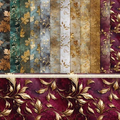 Scrapbook Papier Vintage Decoupage Papier Block , 48 Blatt Blumen Scrapbooking Papier Laub Dekorpapier, Einseitiges Scrapbook Bastelpapier Scrapbook Paper für Journal Scrapbooking, 15.2x15.2 cm Scrapbook Papier Vintage Decoupage Papier Block , 48 Blatt Blumen Scrapbooking Papier Laub Dekorpapier, Einseitiges Scrapbook Bastelpapier Scrapbook Paper für Journal Scrapbooking, 15.2x15.2 cm von MerwDeeyt