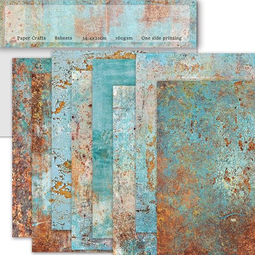 Scrapbook Papier Vintage Muster Scrapbook Bastelpapier, Blau Scrapbooking Papier A5 Motivpapier, 40 Blatt Decoupage Papier Einseitiges Dekorpapier für Journal Scrapbooking, 14.4 x 21cm Scrapbook Papier Vintage Muster Scrapbook Bastelpapier, Blau Scrapbooking Papier A5 Motivpapier, 40 Blatt Decoupage Papier Einseitiges Dekorpapier für Journal Scrapbooking, 14.4 x 21cm von MerwDeeyt