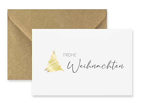 Merz Designkarten 1 Premium Weihnachtskarte Klappkarte 10,5 x 14,8 cm mit 1 Umschlag natur - Merry Christmas Merry Christmas Grußkarte für Weihnachtskarten Happy Xmas Merz Designkarten 1 Premium Weihnachtskarte Klappkarte 10,5 x 14,8 cm mit 1 Umschlag natur - Merry Christmas Merry Christmas Grußkarte für Weihnachtskarten Happy Xmas von Merz Designkarten